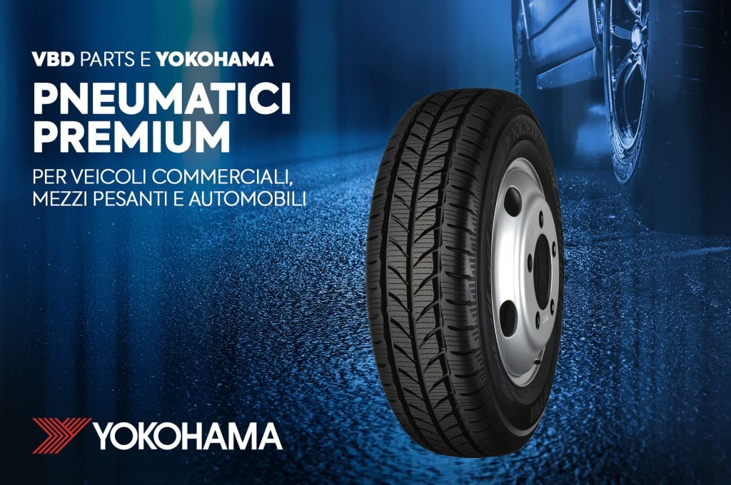 VBD Parts distribuisce pneumatici Yokohama